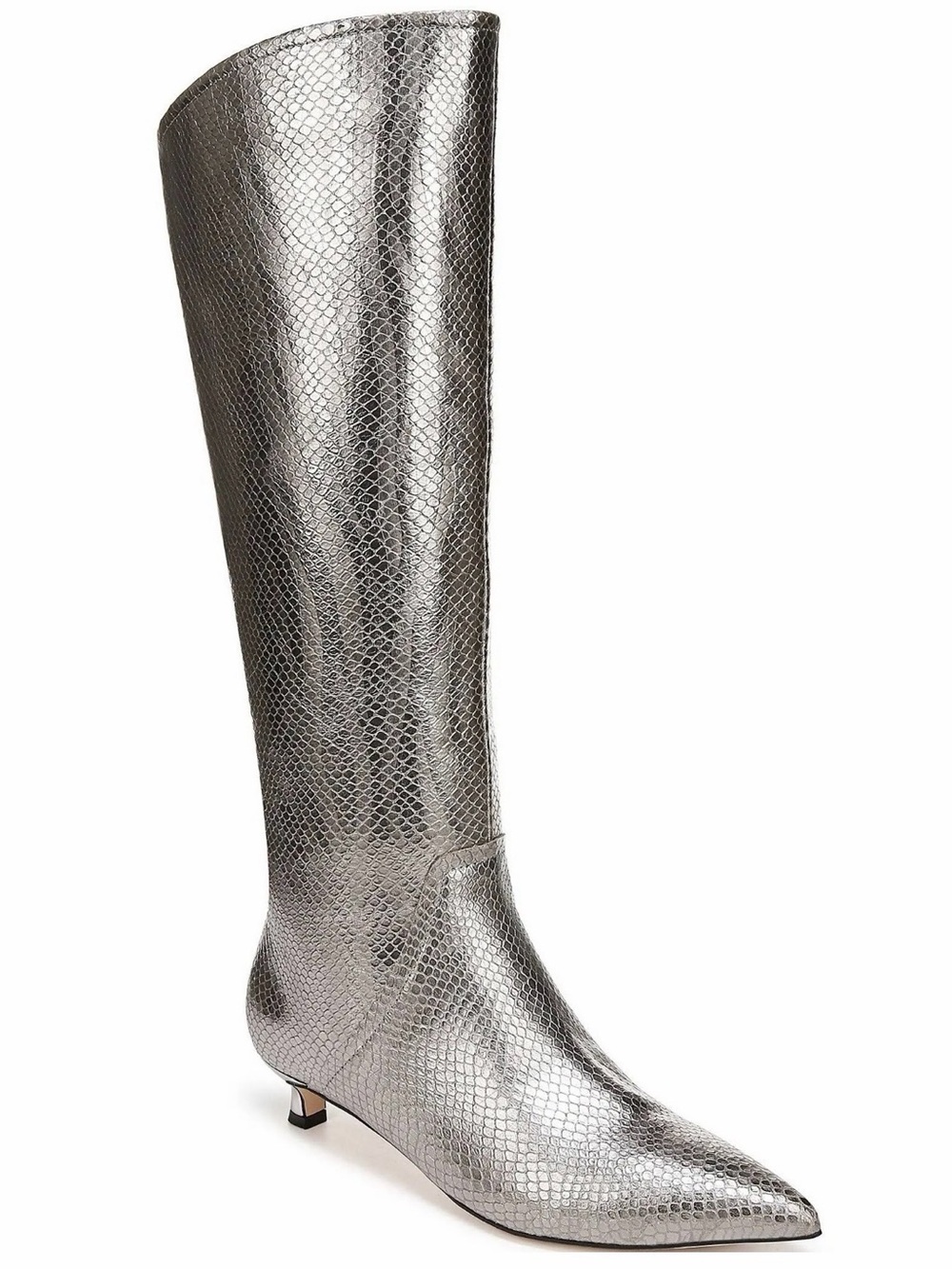 🌸 27 EDIT 🌸 Nikita Knee High Leather Boots in Silver Size: 8